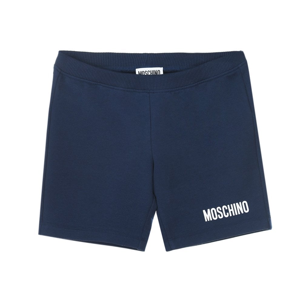 Moschino Boys Logo Shorts Navy - NAVY 2Y