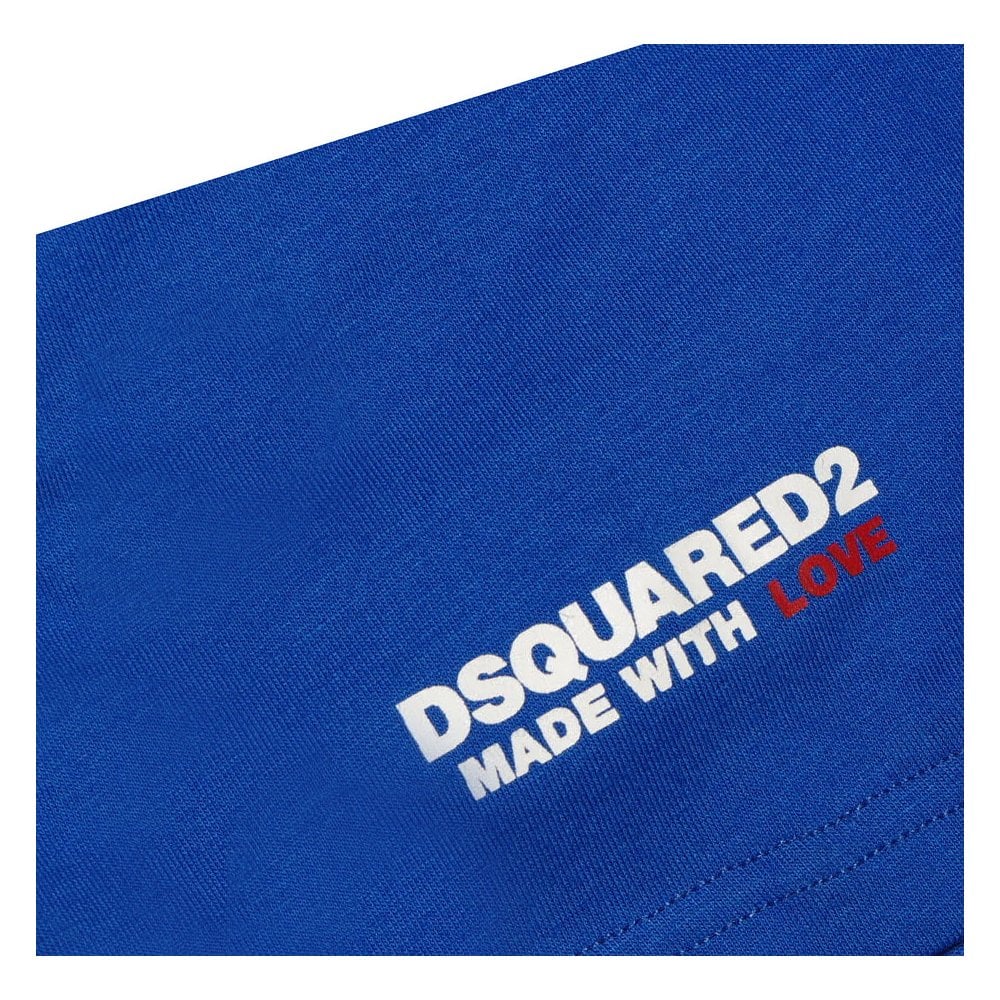 Dsquared2 Men's Made With Love T-shirt Blue L