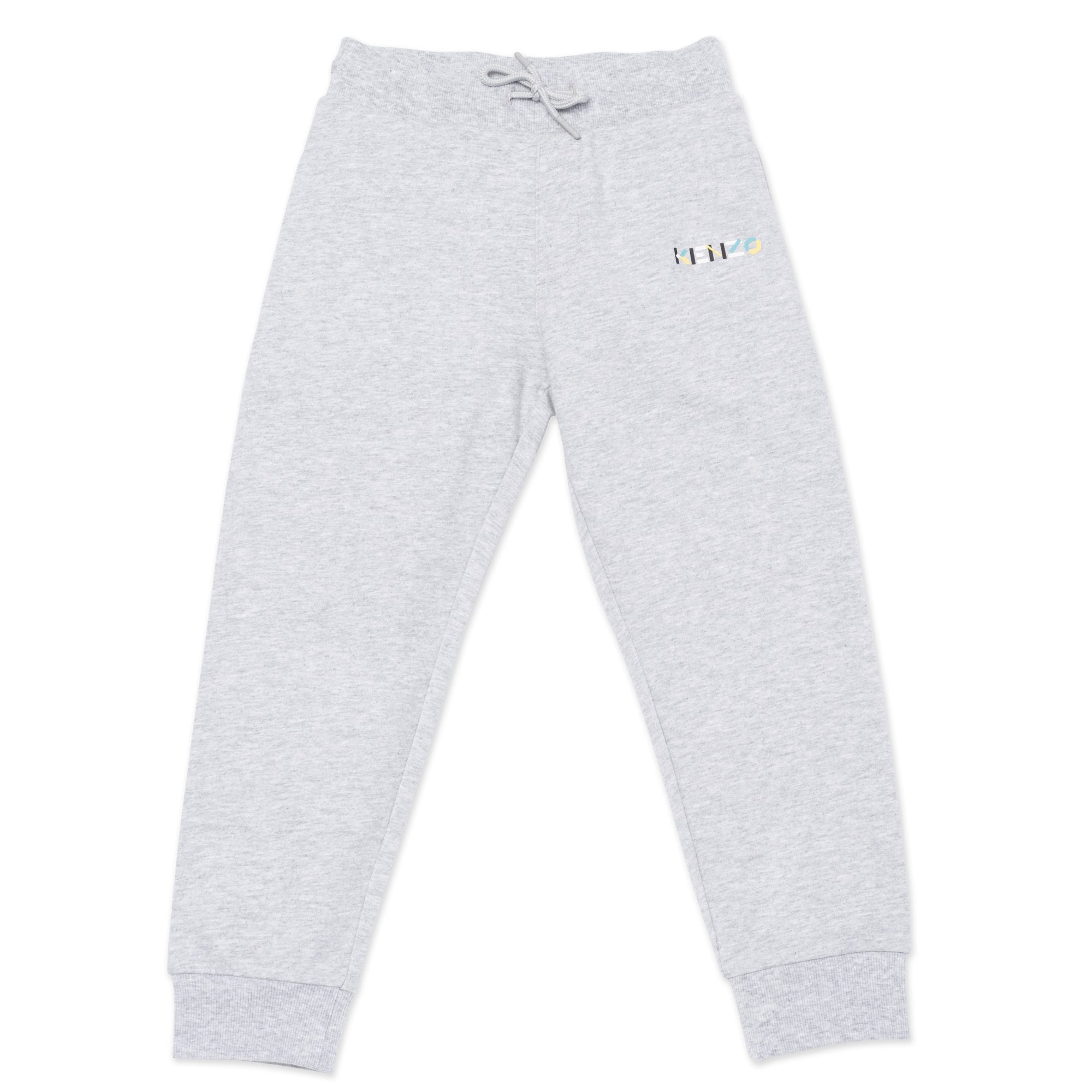 Kenzo Boys Logo Sweatpants Grey - GREY 2Y