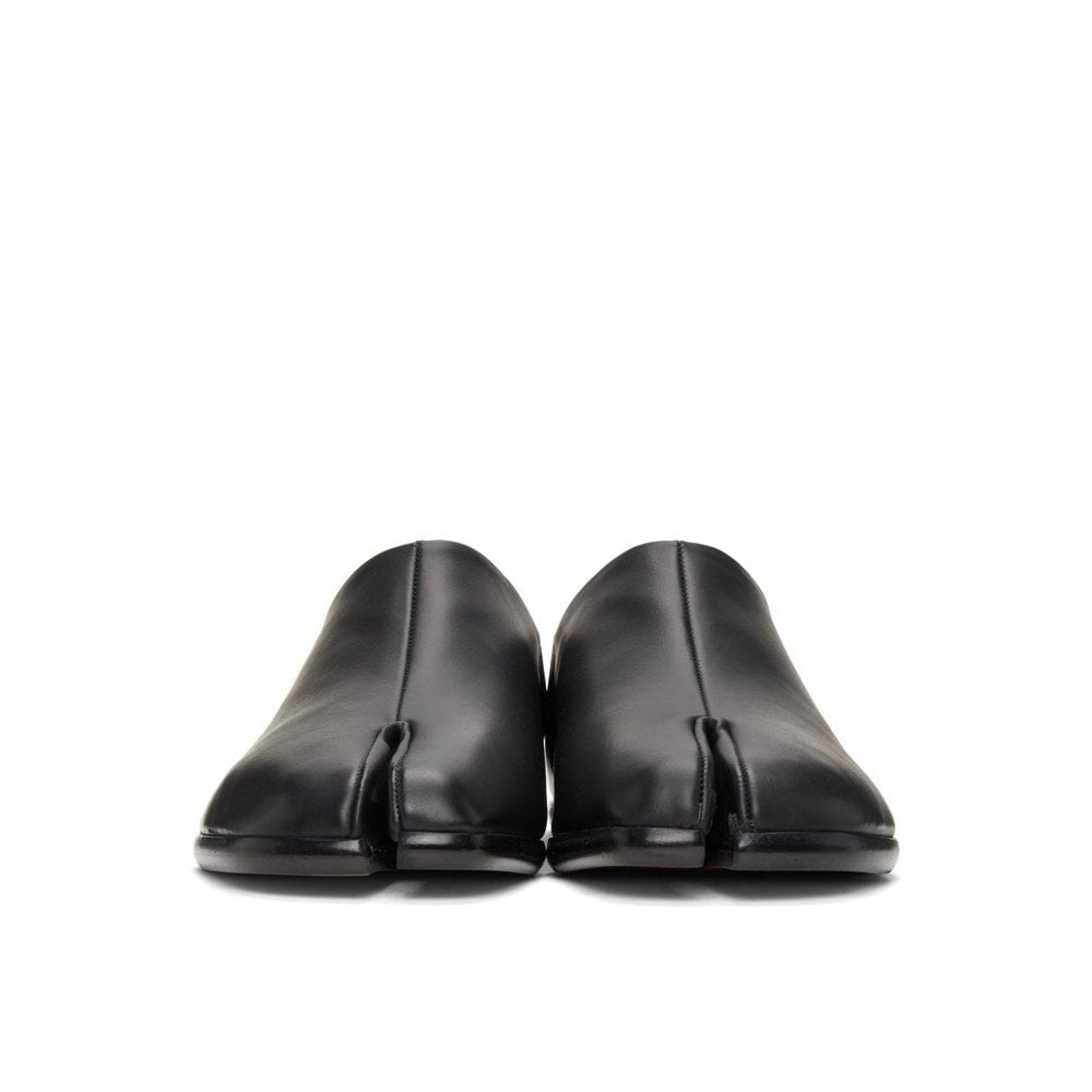 Maison Margiela Men's Split Toe Calfskin Slip-on Loafers Black 9