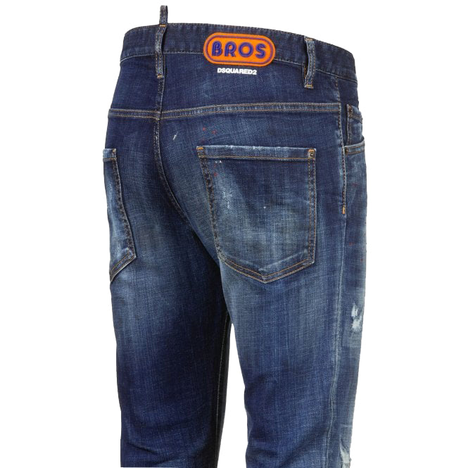 Dsquared2 Men's Bros Denim Jeans Blue 54