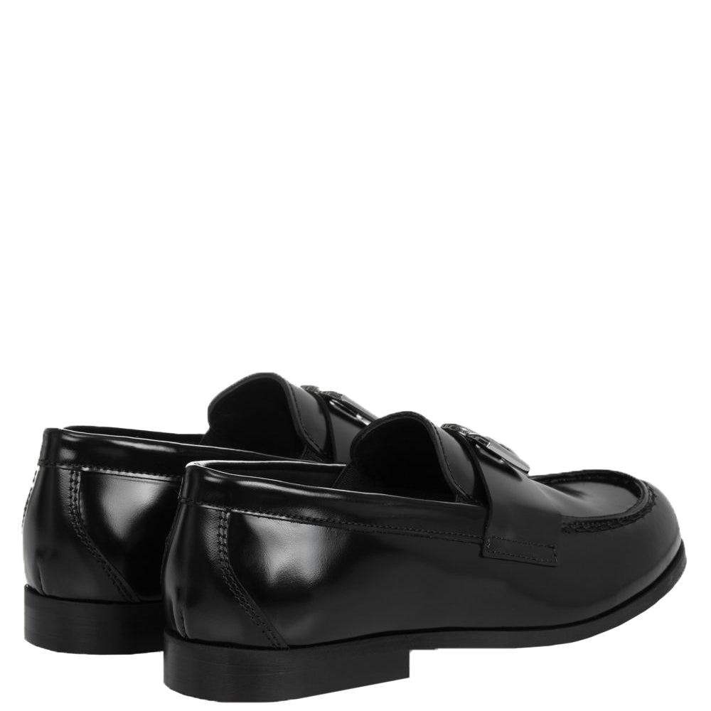 Dolce & Gabbana Boys Leather Loafers Black Eu38
