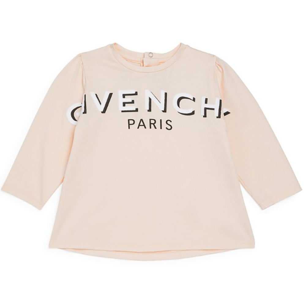 Givenchy - Baby Girls Logo T-shirt Pink 9M