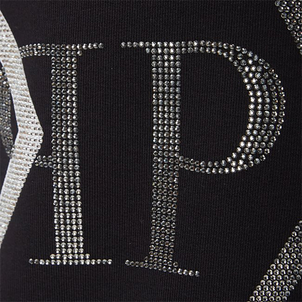 Philipp Plein Men's Diamond Applique Logo Sweatshirt Black S