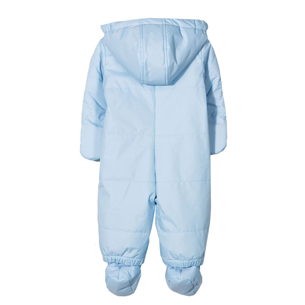 K Way Baby Boys Hooded Padded Bodysuit Blue 24M