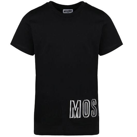 Moschino Boys Logo T-Shirt Black - 8Y Black