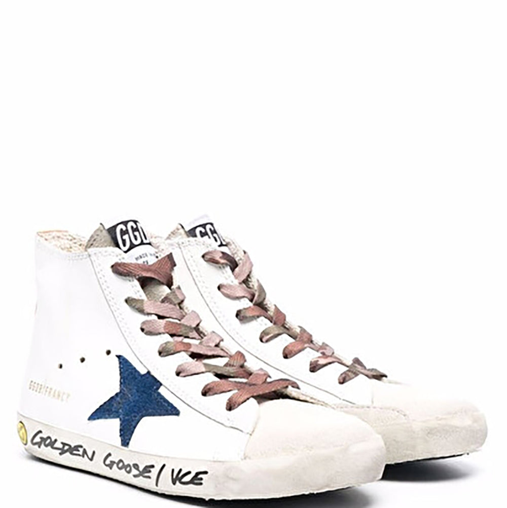 Golden Goose Kids Unisex Francy High-top Sneakers White Eu39