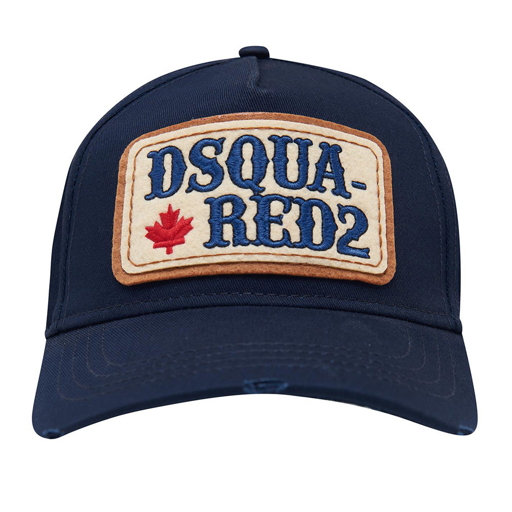 Dsquared2 Men's Patch Logo Cap Navy One Size