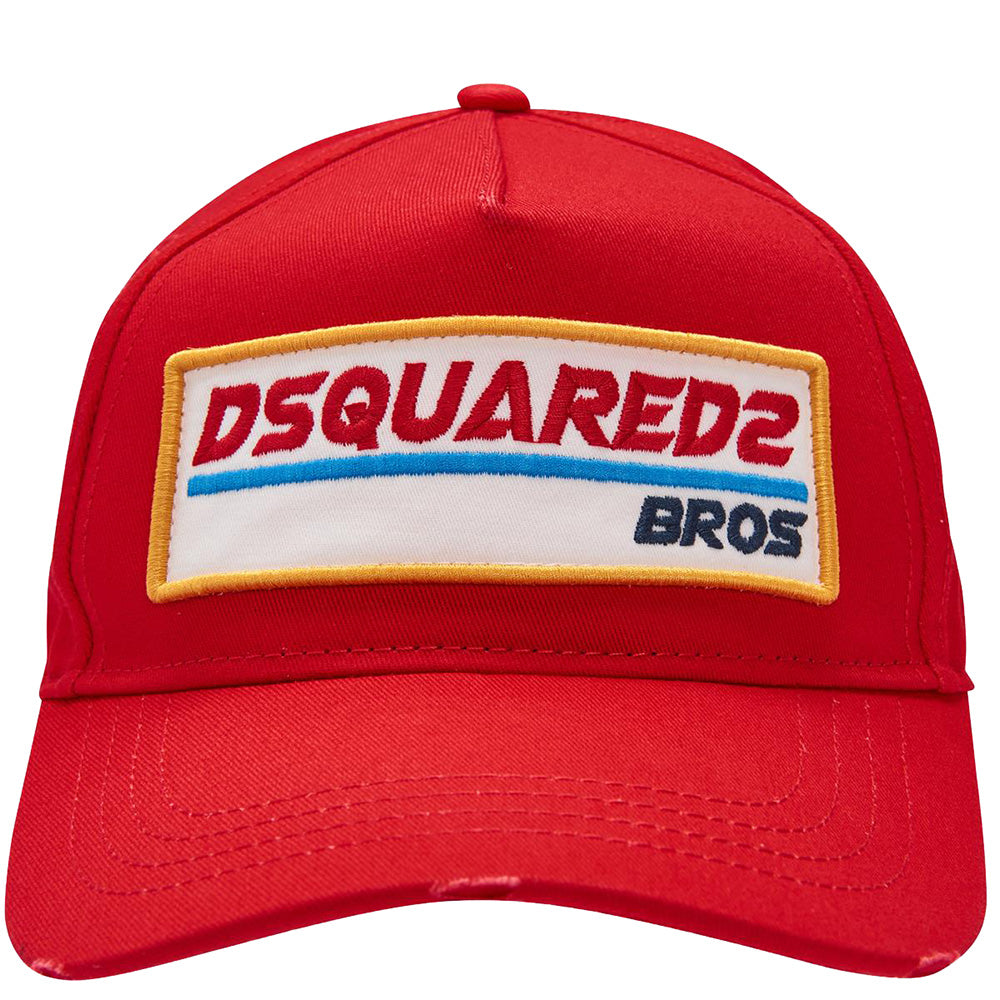 Dsquared2 Men's Patch Logo Cap Red One Size