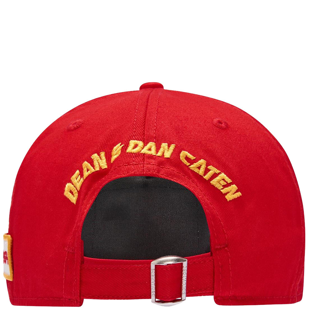 Dsquared2 Men's Patch Logo Cap Red One Size
