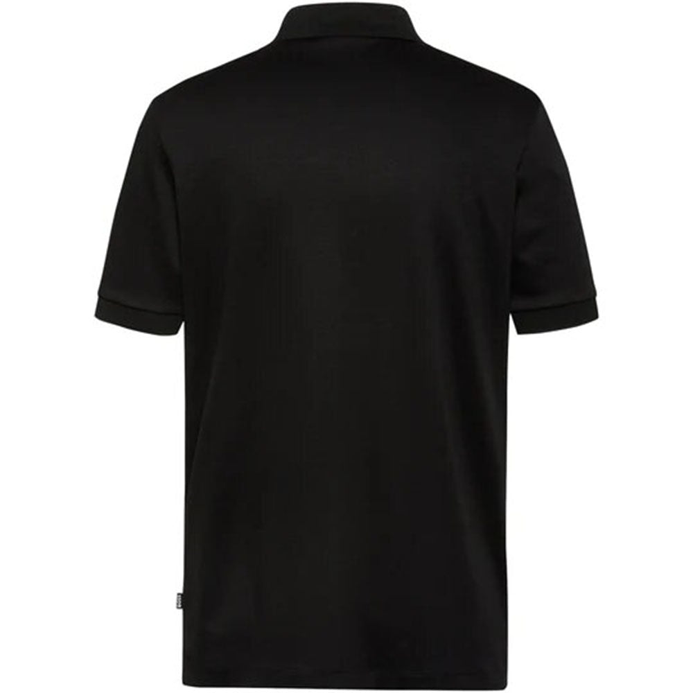Hugo Boss Mens Zip Polo Shirt Black L