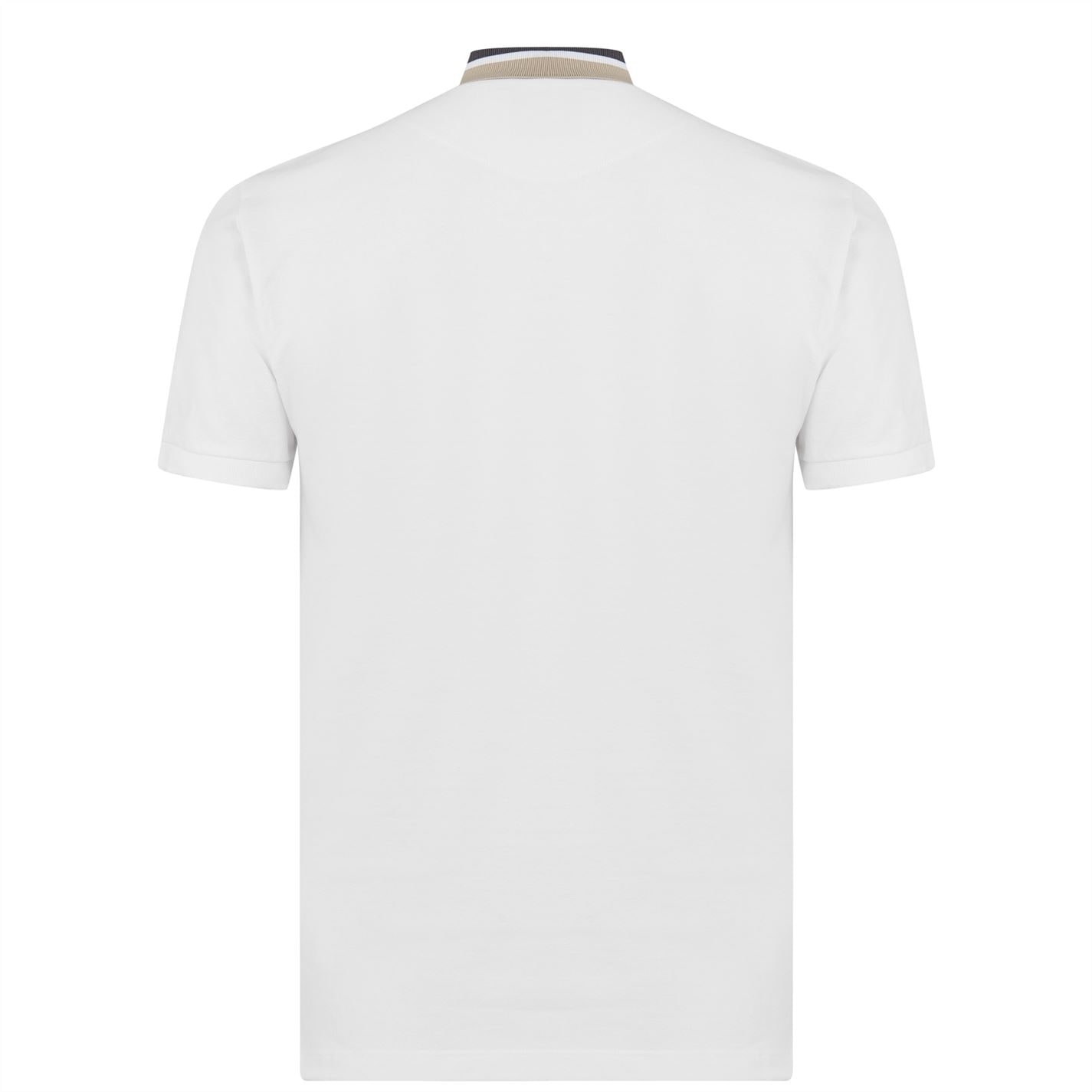 Vivienne Westwood Men's Stripe Collar Polo White XL