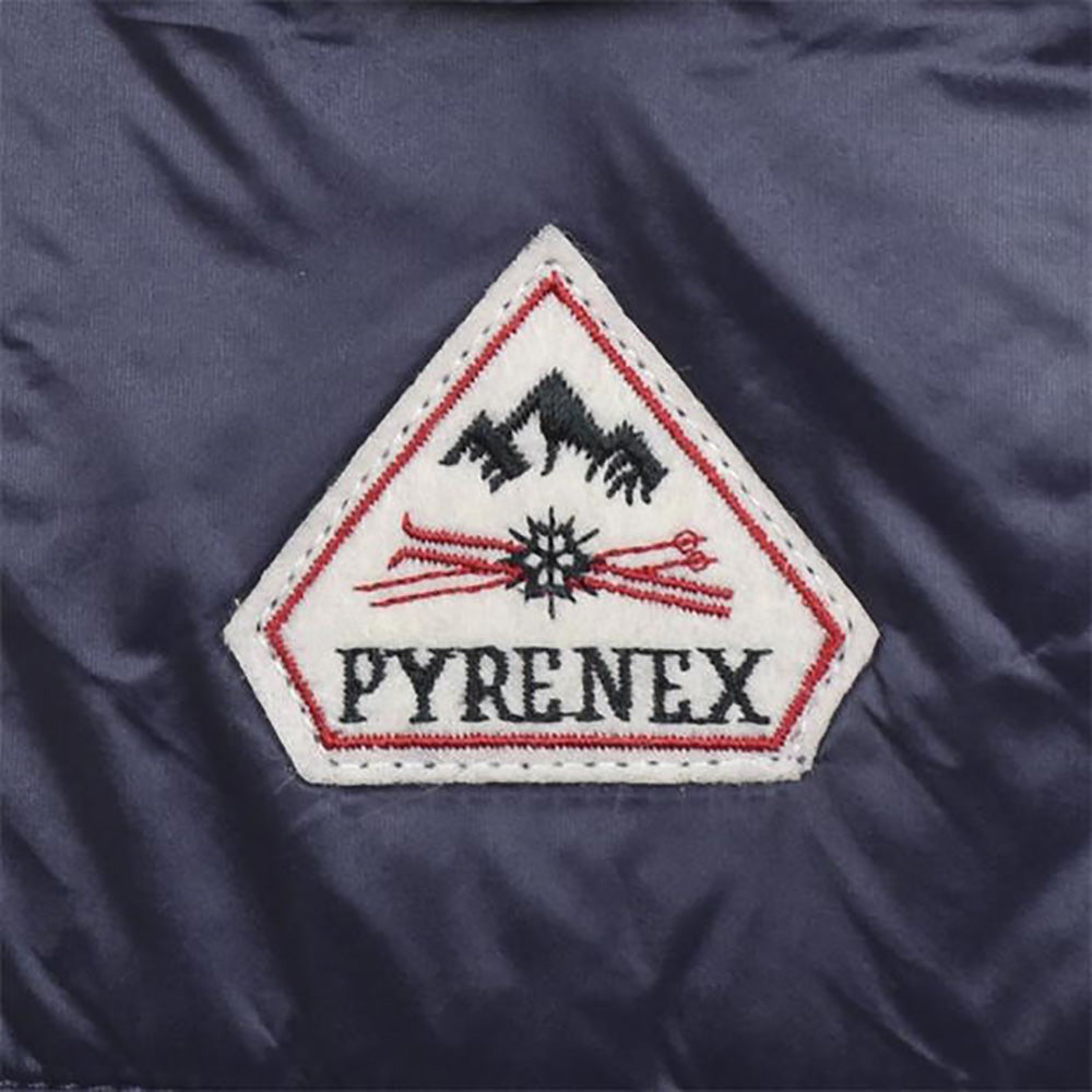 Pyrenex Girl Authentic Shiny Fur Jacket Navy 16Y