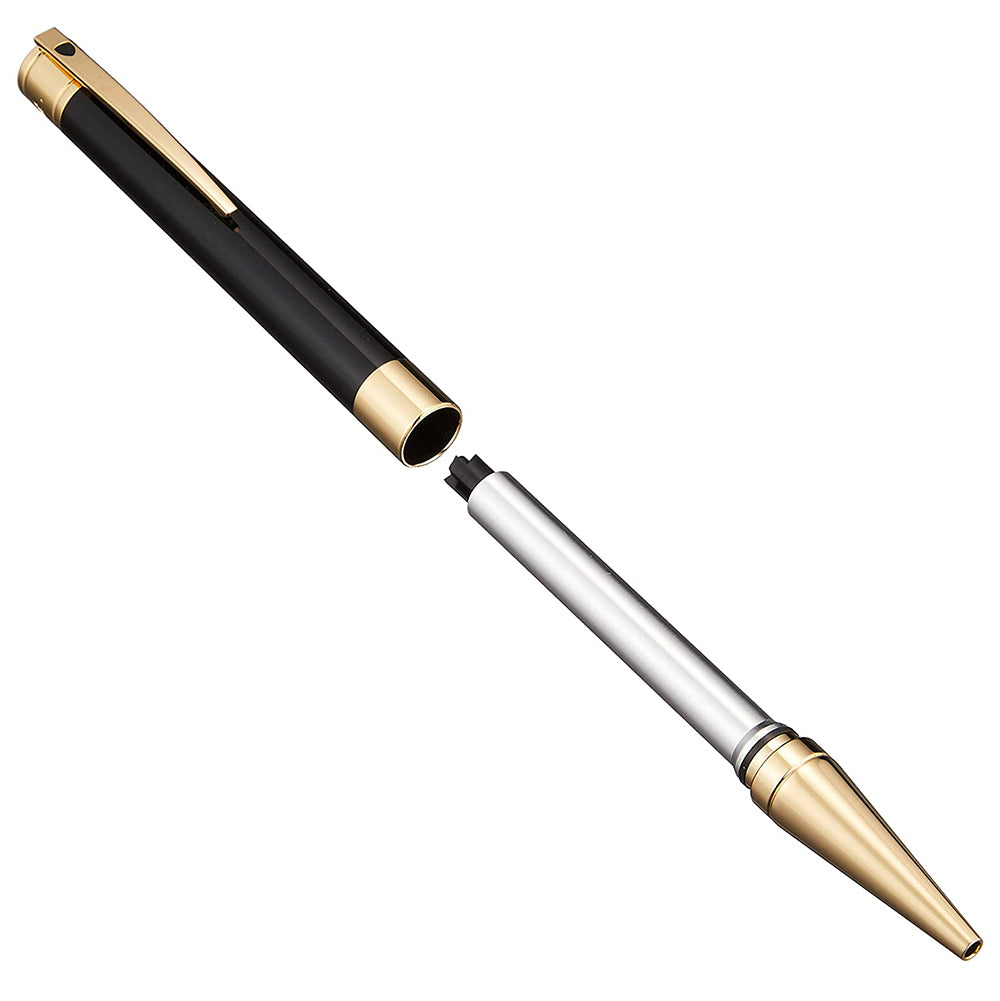 S.T Dupont D-initial Ball Pen Black & Gold One Size