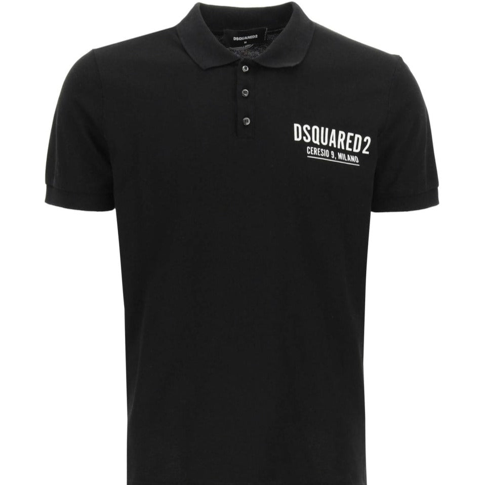 Dsquared2 Men's Logo Polo Black XXL