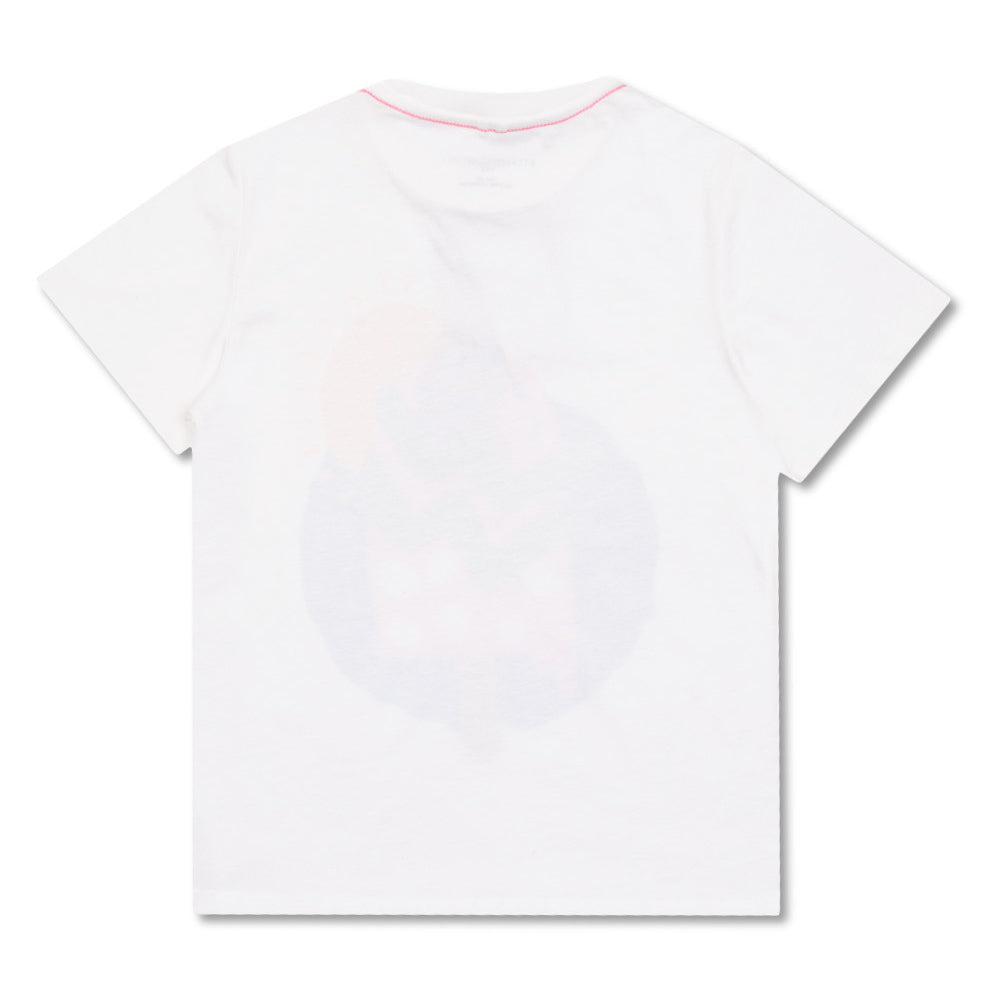 Stella Mccartney Girls Lolly Pop Print T-shirt White 12Y