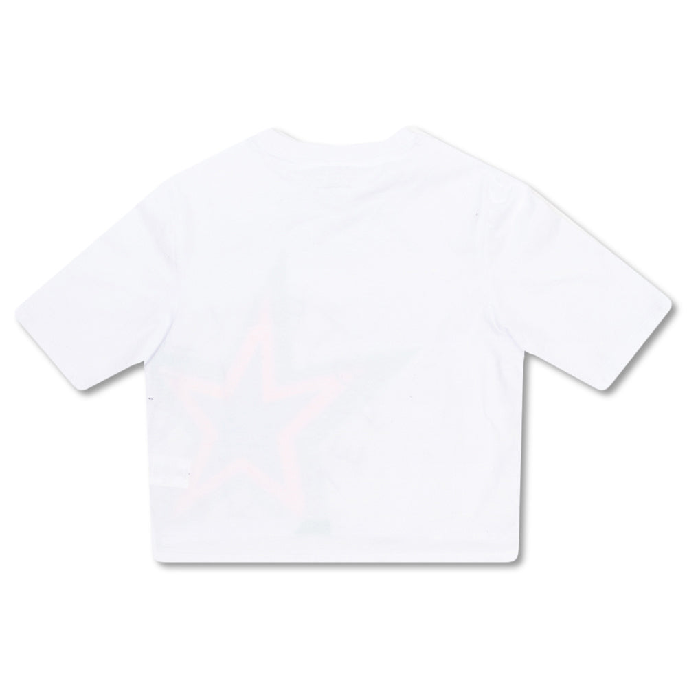 Stella Mccartney Girls Star Print T-shirt White 14Y