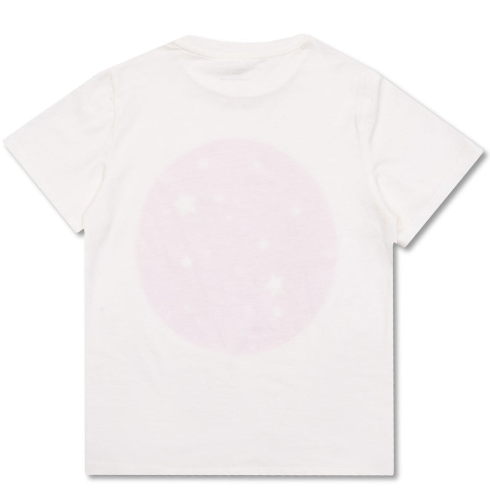 Stella Mccartney Girls Circle Logo Print T-shirt White 8Y