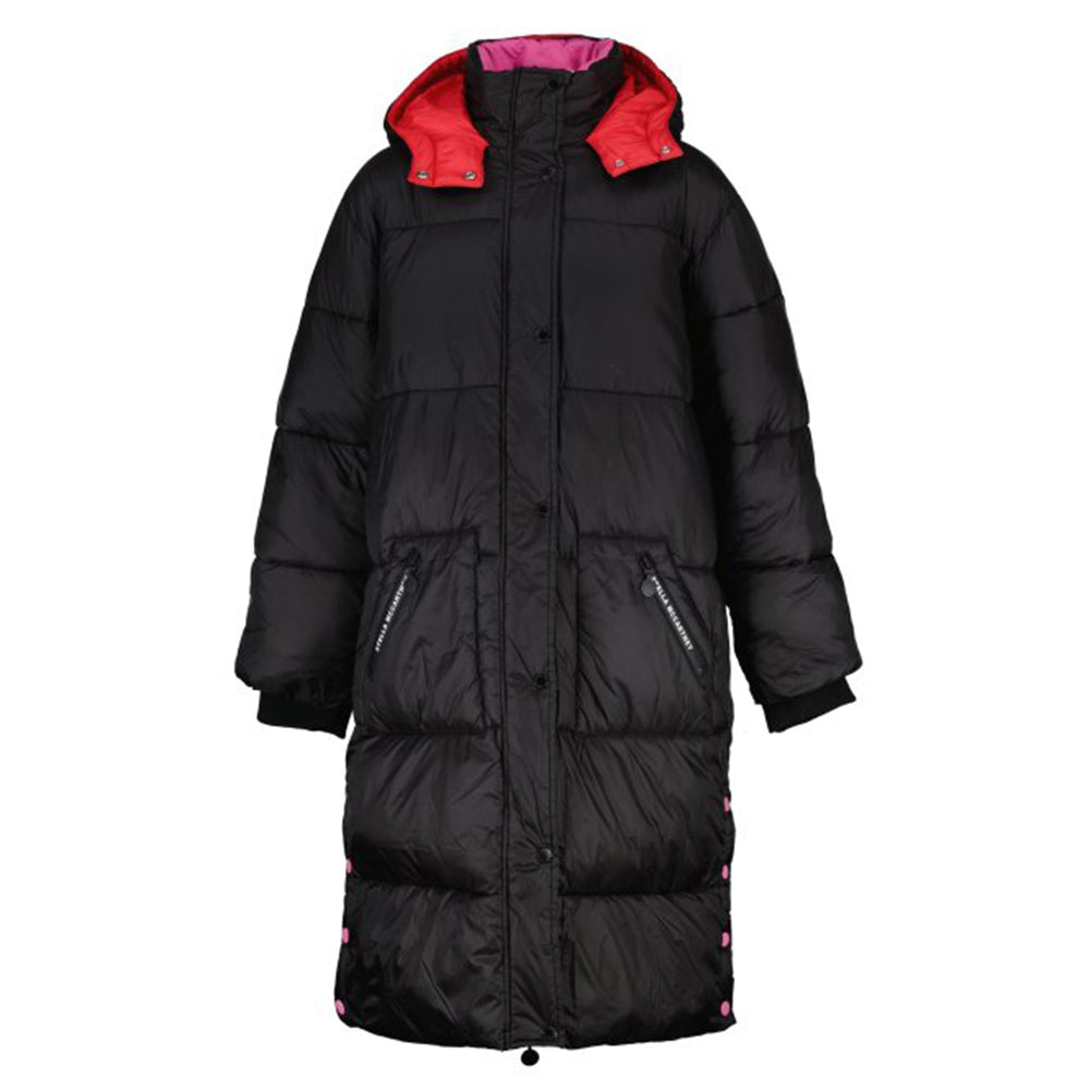 Stella Quilted Padded Coat in Recycled Polyester Green