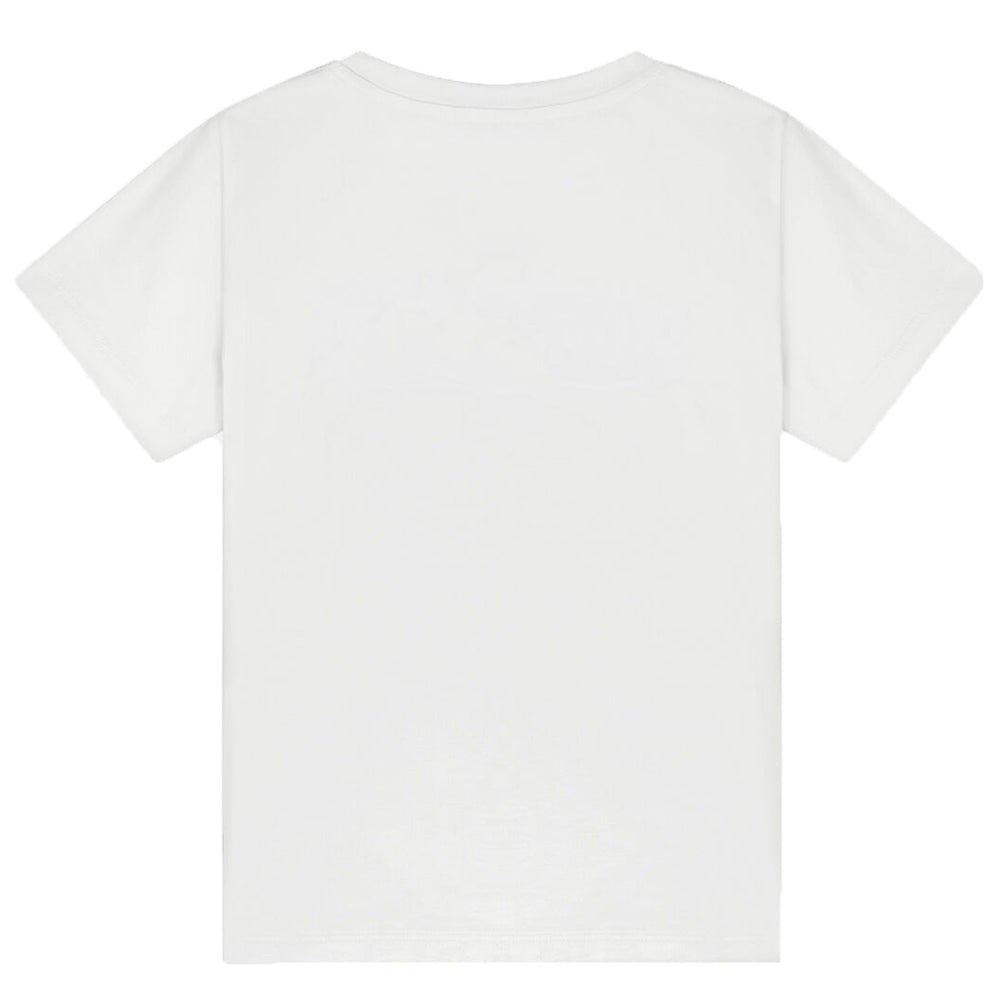 Versace Girls Logo Print T-shirt White 6Y