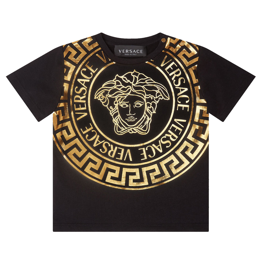 Versace Baby Boys Medusa Print T-Shirt Black - 12/18M BLACK - 2024 ❤️  CooperativaShop ✓
