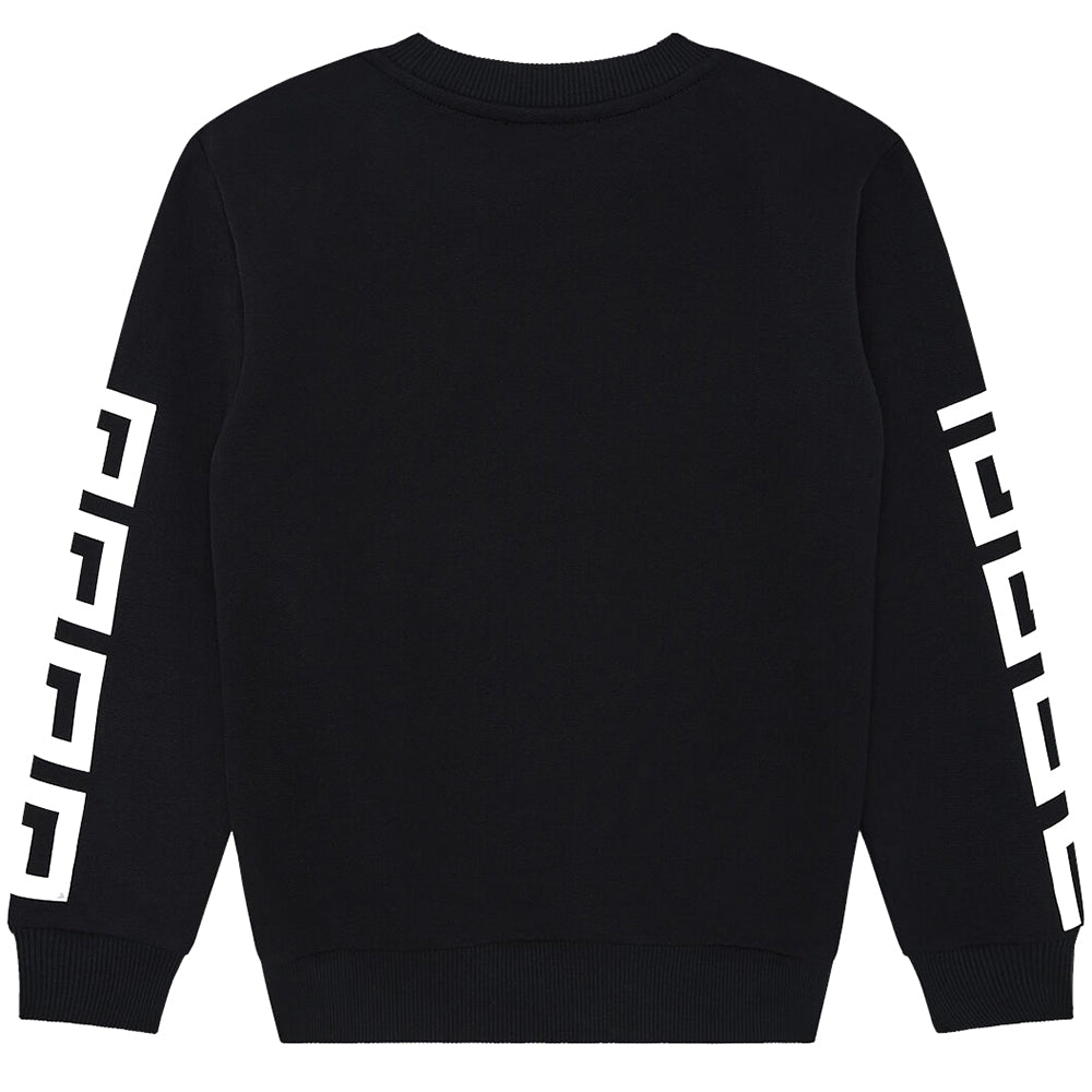 Versace Boys Logo Sweatshirt Black 6Y