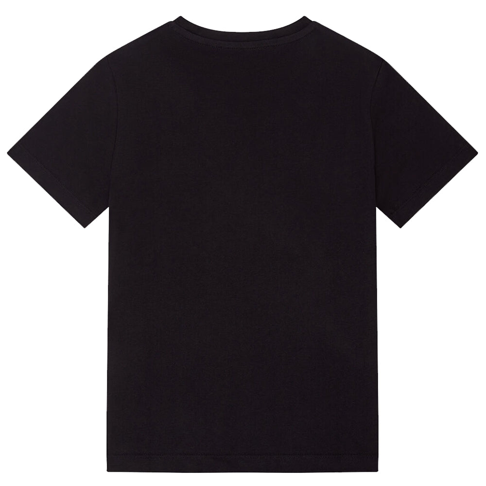 Versace Boys Logo Motif T-shirt Black 6Y