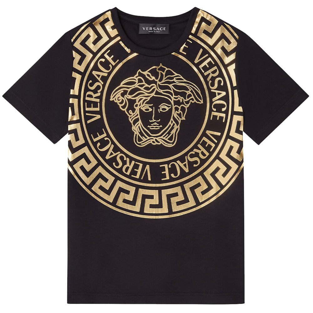 Versace Boys & Girls Medusa T-Shirt Black - 8Y Black