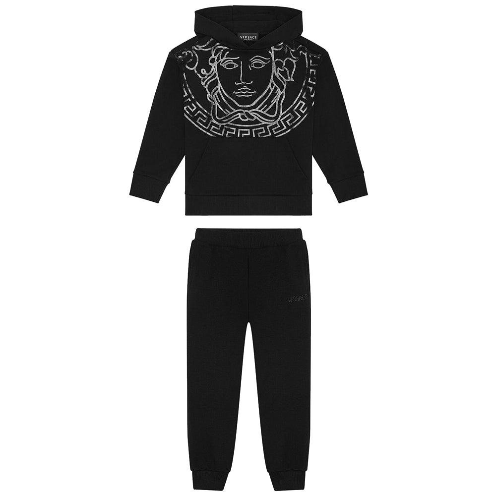 Versace Boys Medusa Tracksuit Set Black 10Y