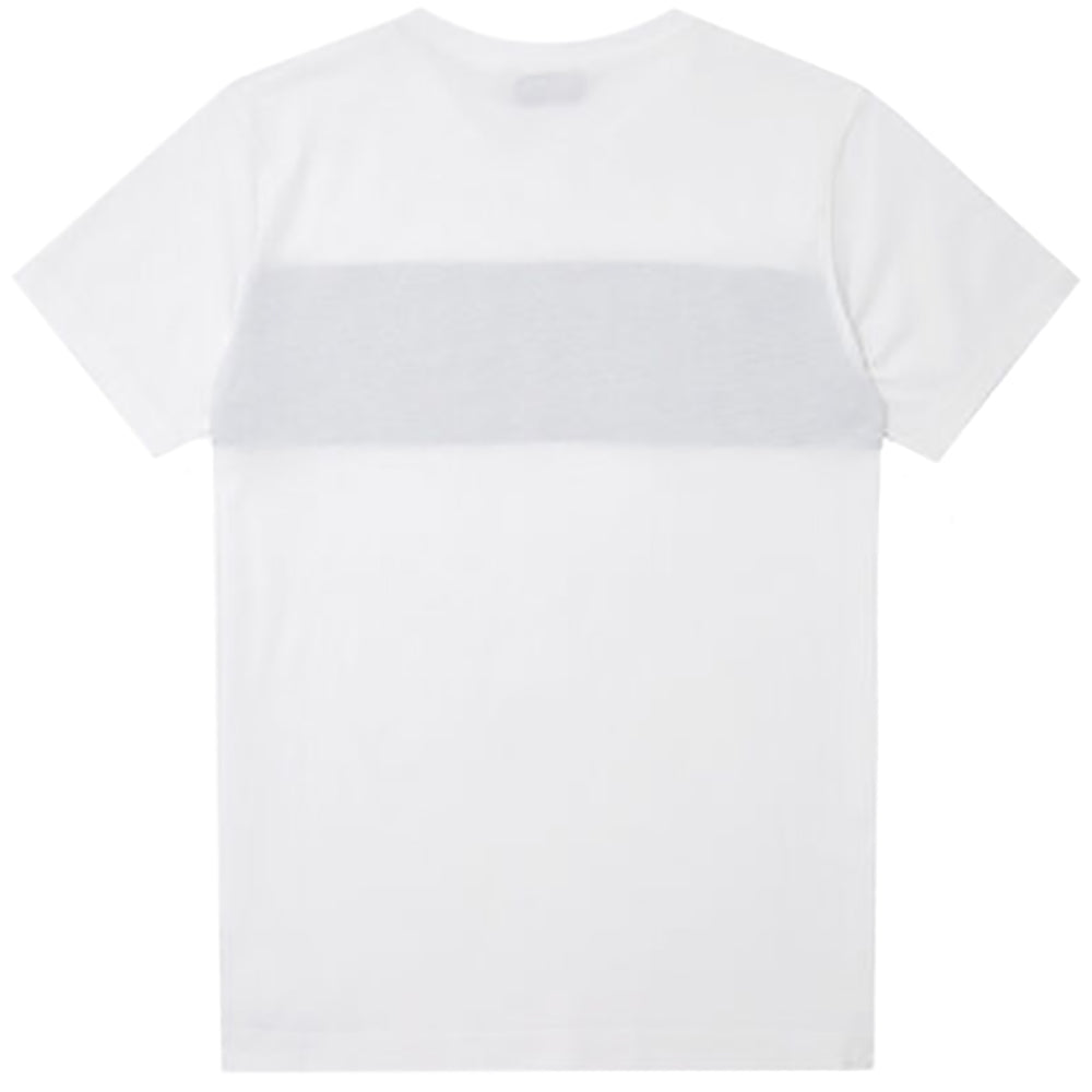 Moschino Unisex Kids Stripe Logo T-shirt White 8Y