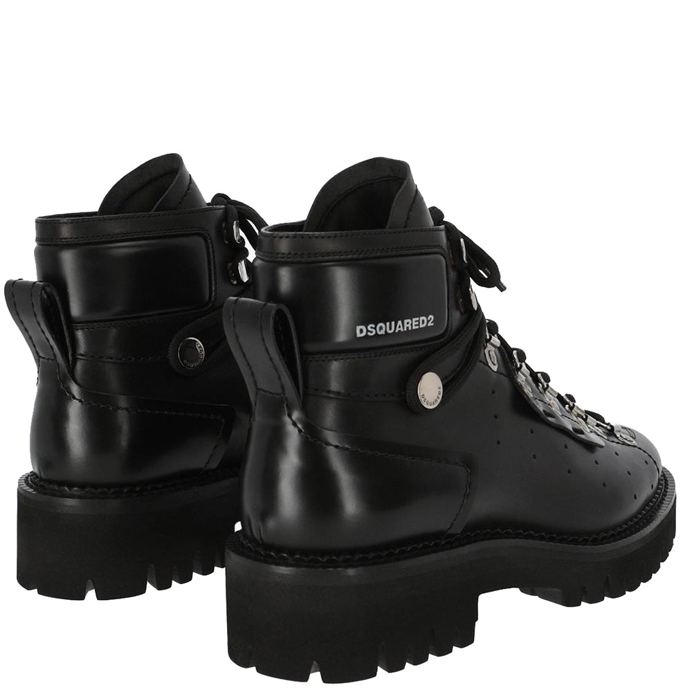 Dsquared2 Men's Hector Hiking Boots Black 10