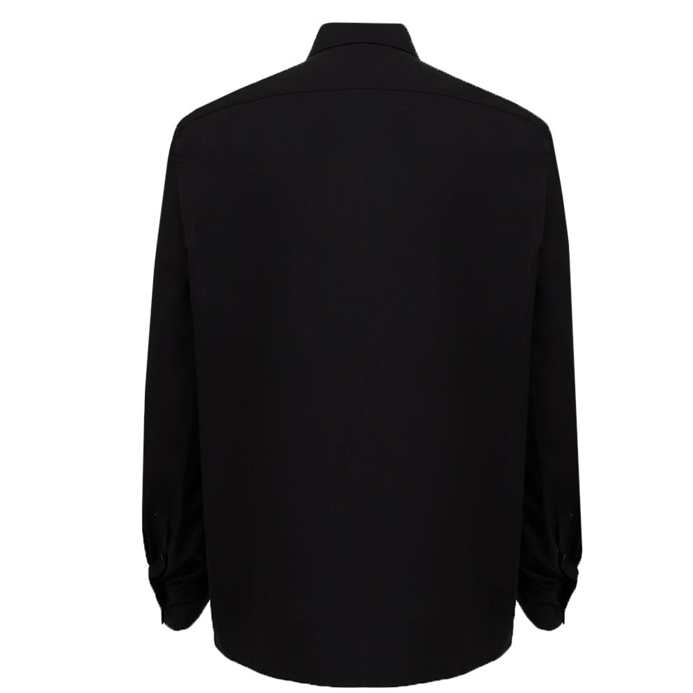 Neil Barrett Mens Military Pocket Shirt Black M