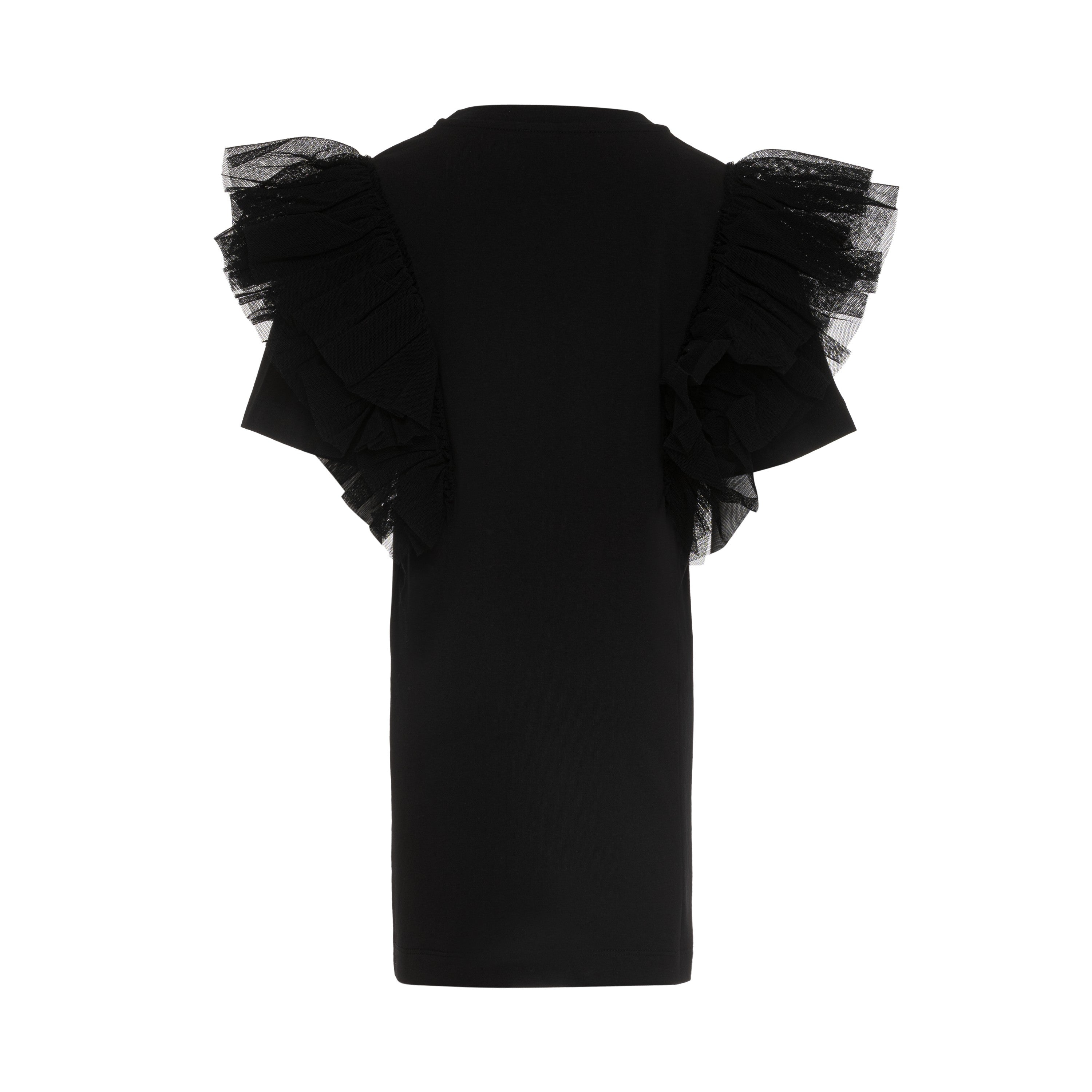 Jersey Dress 4 Black/fuchsia