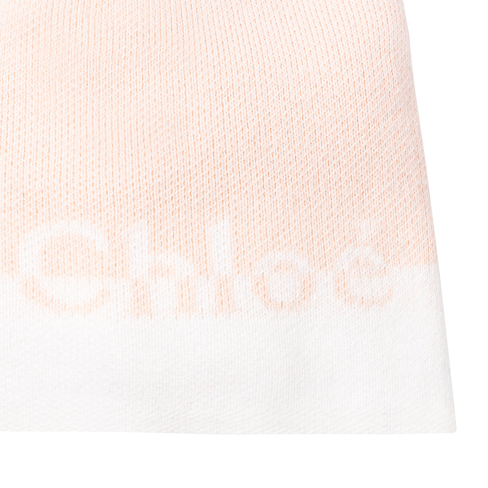 Chloe Girls Logo Wool Hat Pink ONE Size