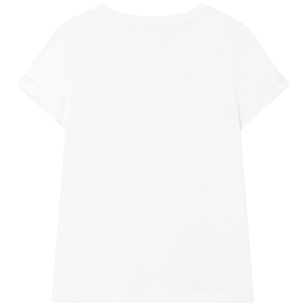 Chloe Girls Logo T-shirt White 12Y