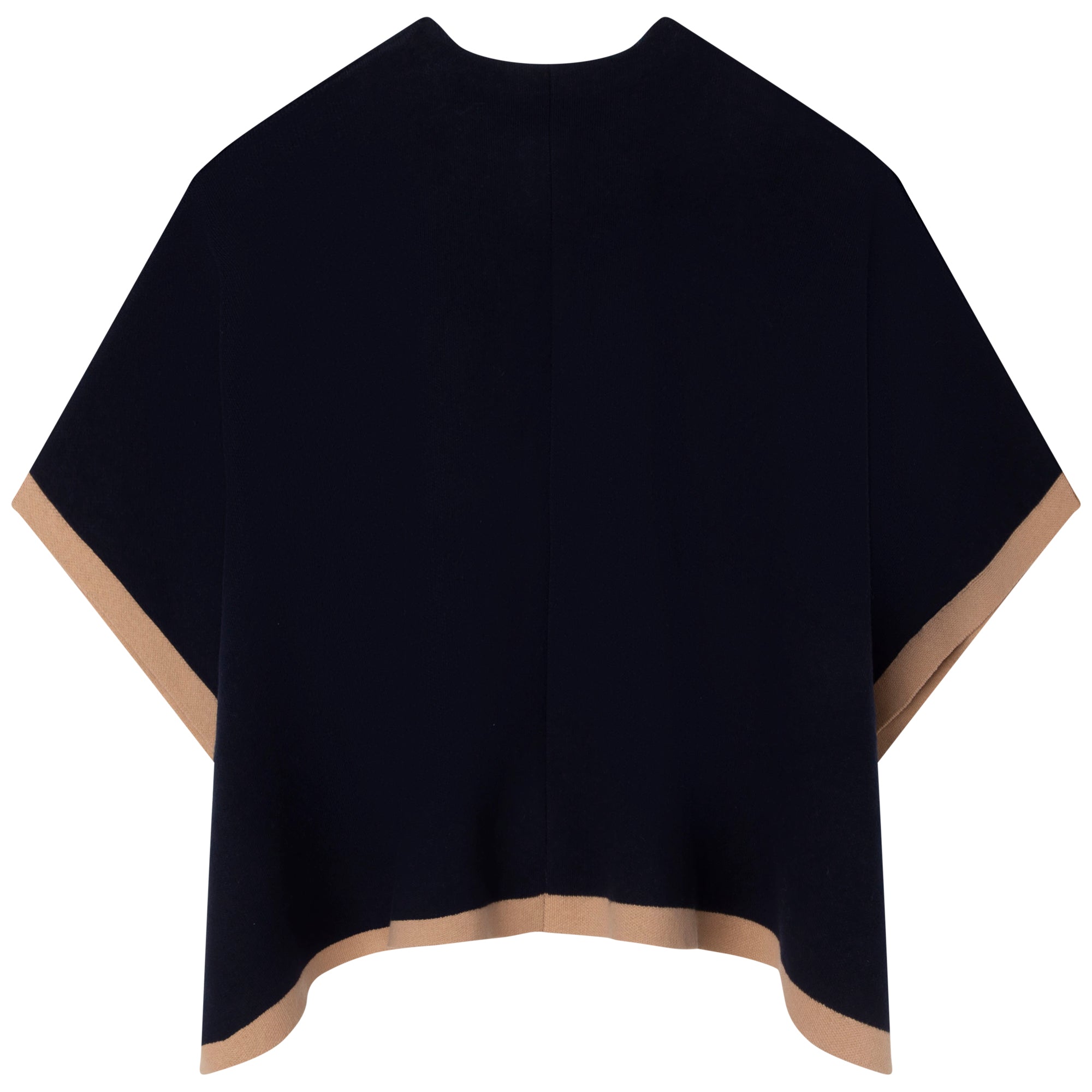 Chloé Girls Blue Knitted Cape 8Y Navy