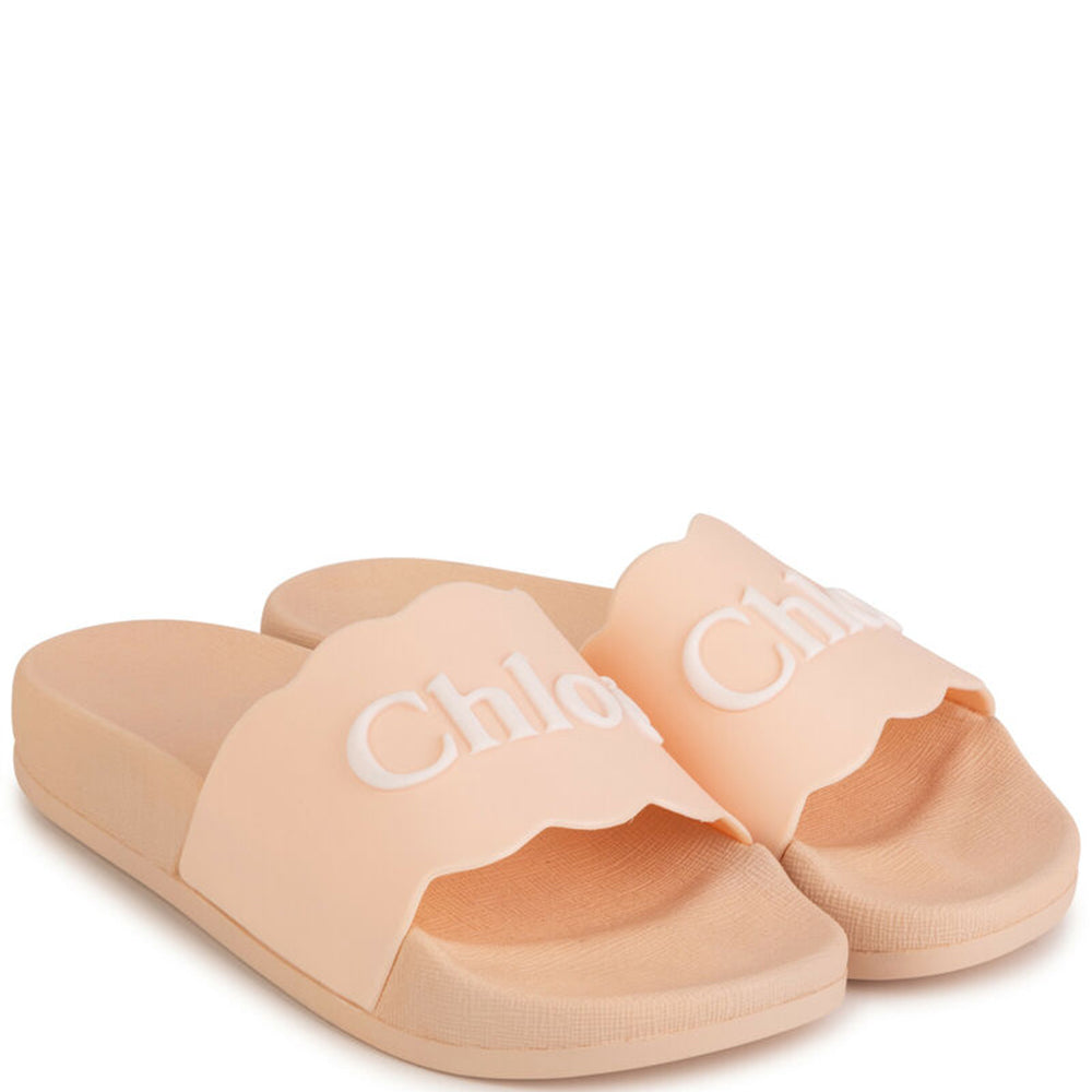 Chloe Girls Sliders Pink 34