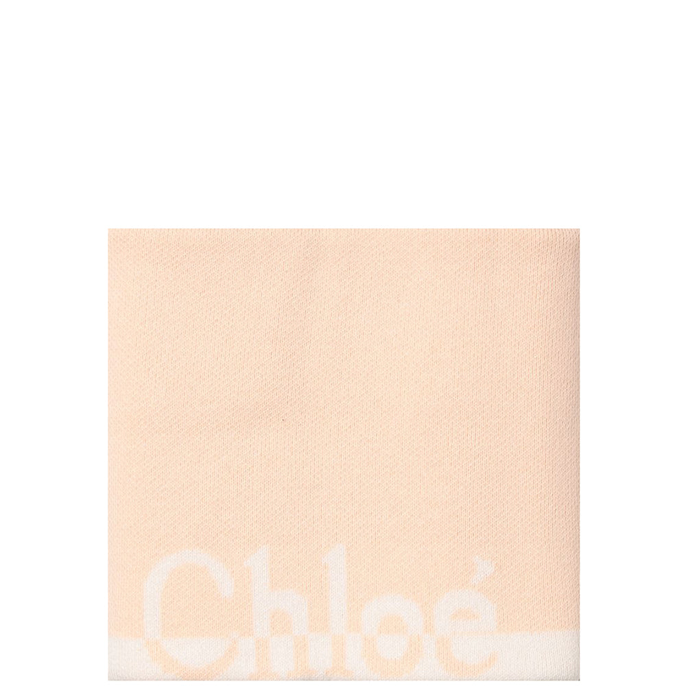 Chloe Baby Girls Logo Blanket Pink - ONE SIZE PINK