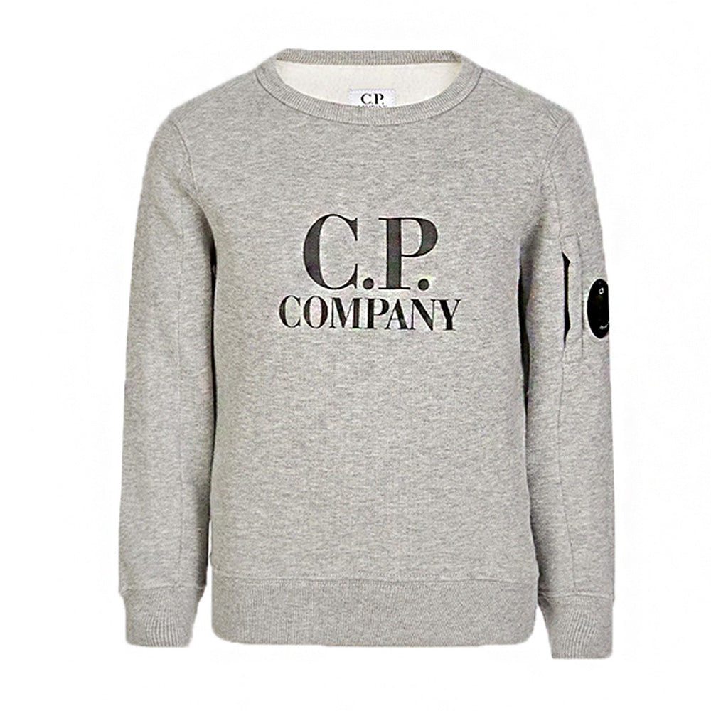 C.P Company - Boys Lens Sweatshirt Grey - 14Y GREY