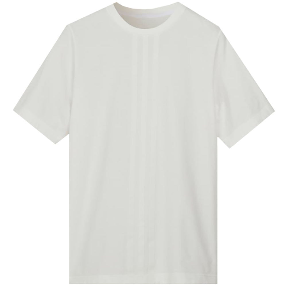 Y-3 Men's Centre Front Stripes T-shirt White M