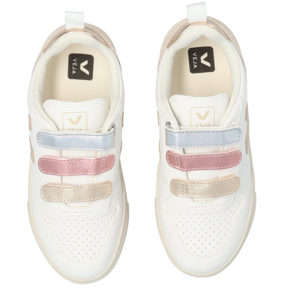 Veja Girls V-10 Leather Sneakers Multicolour EU 32 White