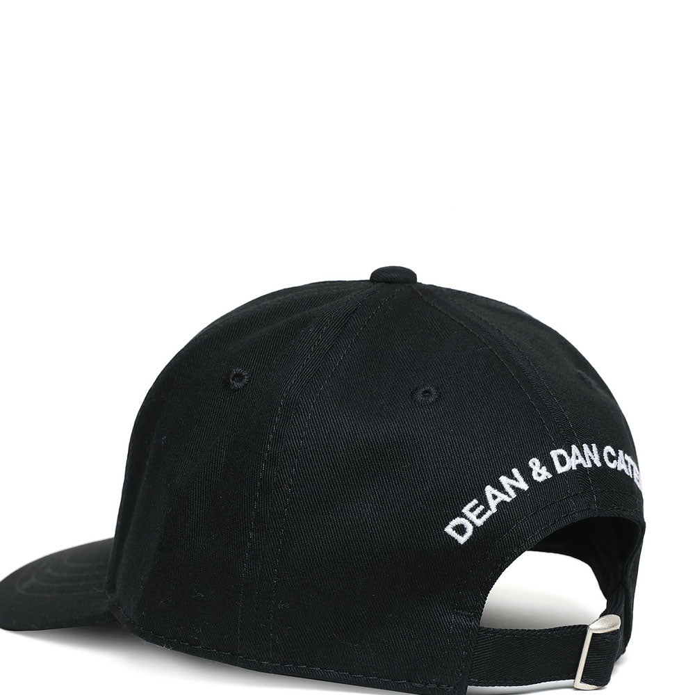 Dsquared2 Boys Logo Embroidered Cap Black 56 Cm