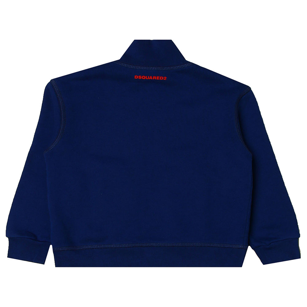 Dsquared2 Baby Boys Zip Sweater Blue 24M