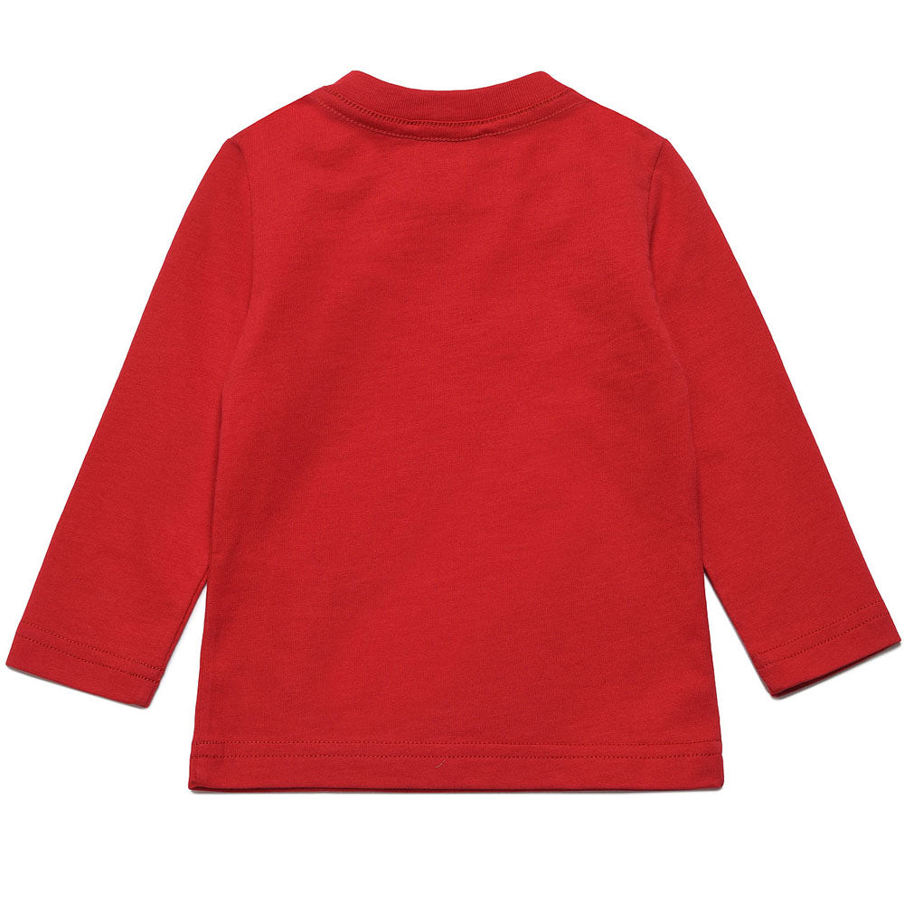 Dsquared2 Baby Boys Logo Print Long Sleeve T-shirt Red 12M