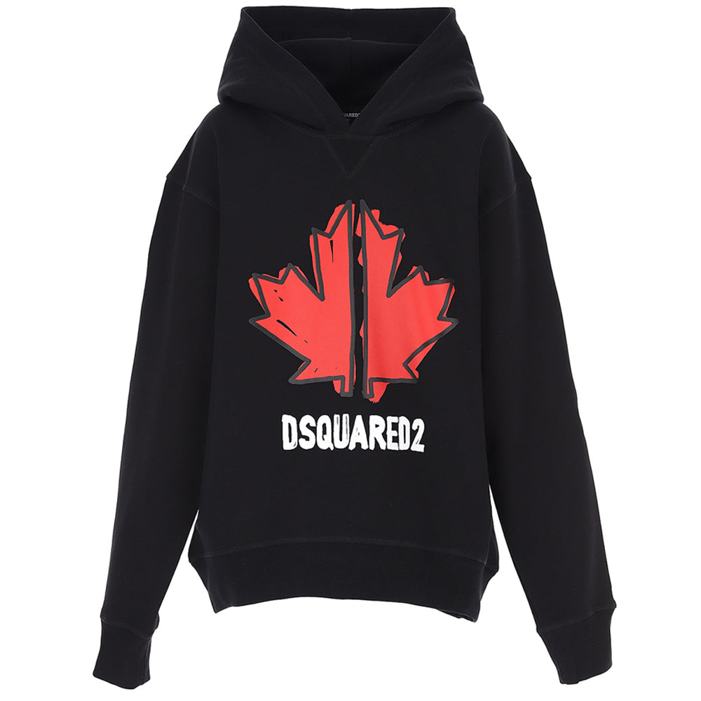 Dsquared2 Boys Hoodie Black 16Y