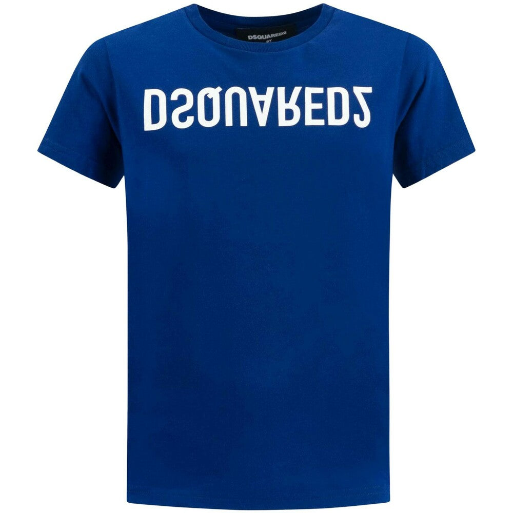 Dsquared2 Boys Logo T-shirt Blue 16Y