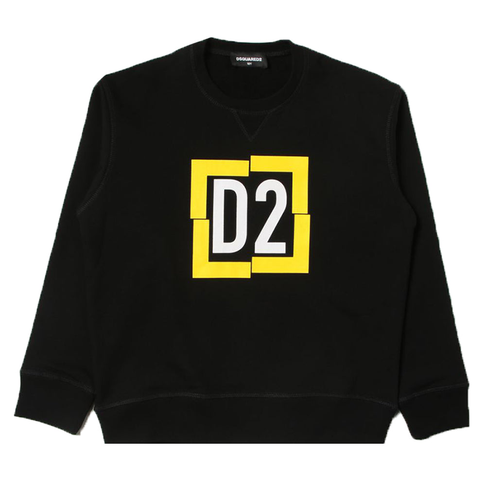 Dsquared2 Boys Logo Sweater Black 8Y