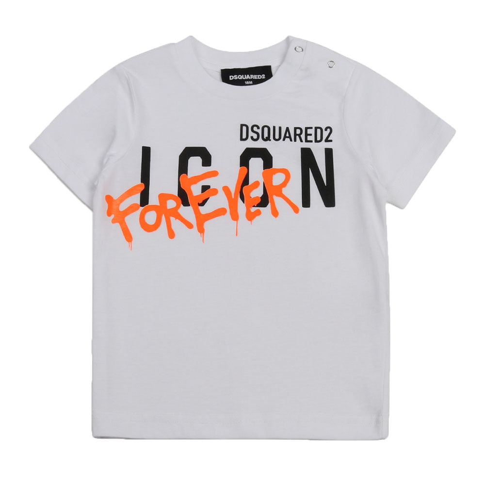 Dsquared2 Baby Boy Icon Forever T-shirt White - 36M WHITE - 2024