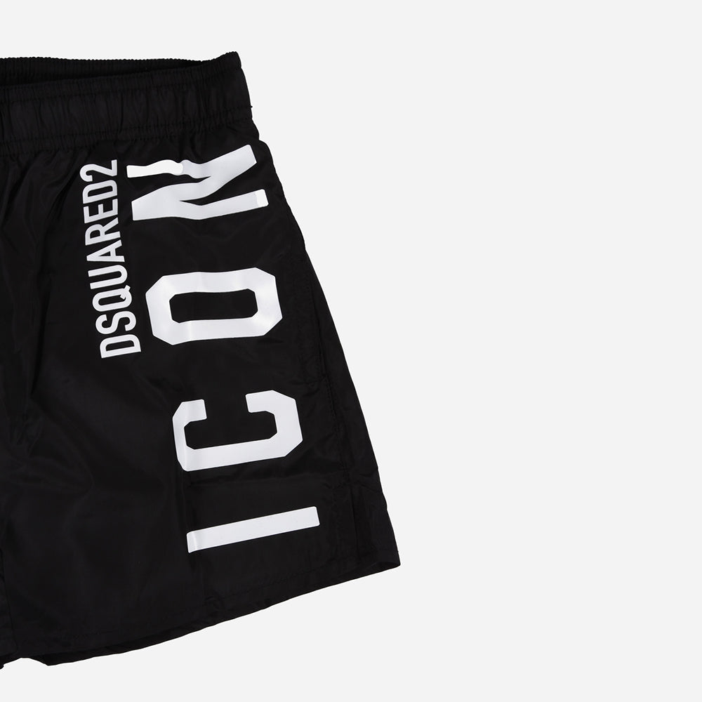 Dsquared2 Boys Icon Swim Shorts Black 10Y