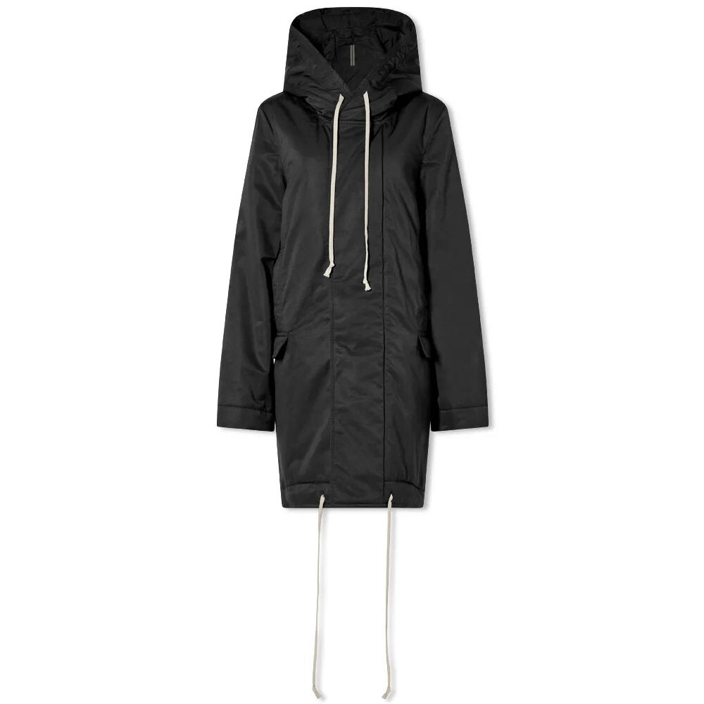 Rick Owens Drkshdw Fishtail Parka In Black | ModeSens